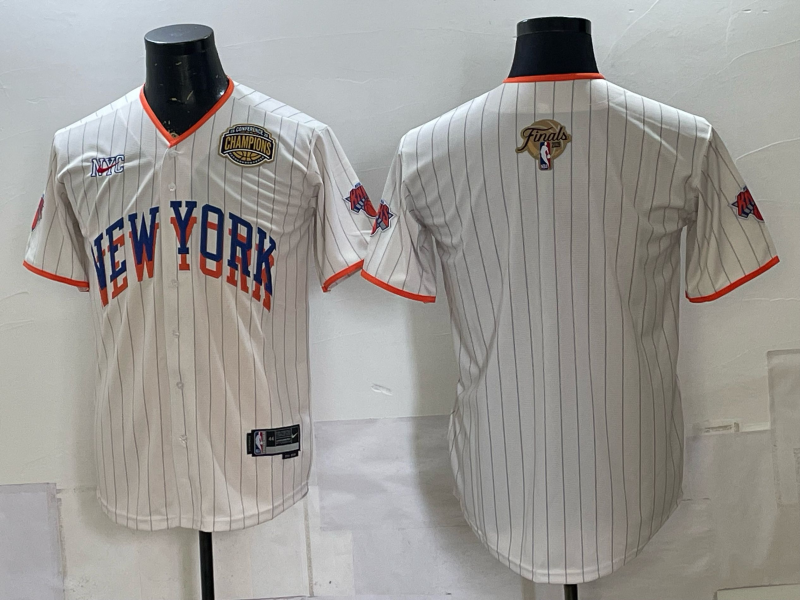 Men New York Knicks #25 Bridges white 2026 Nike NBA jersey 072204(1)->buffalo bills->NFL Jersey